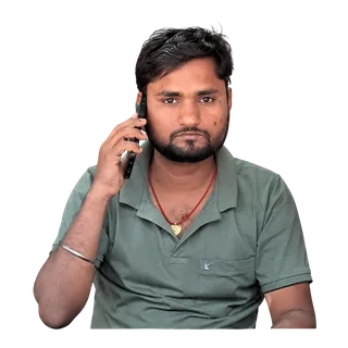 Seller on a call